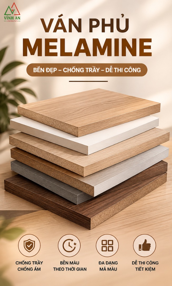 MDF Phủ Melamine